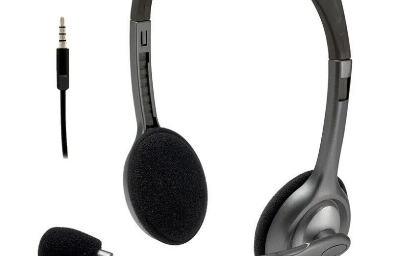 Audífonos alámbricos con micrófono Logitech H111