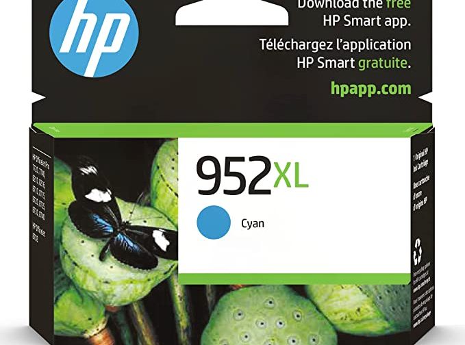 Cartucho de Tinta Original 952 XL HP Ink Cian