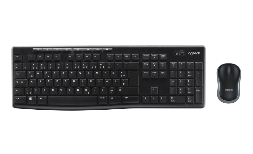 Kit de Teclado y Mouse Inalámbricos Logitech MK270