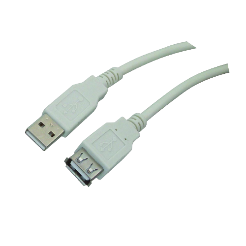Cable USB - Extension MANHATTAN 3 Metros Cable USB Macho Hembra de 3m hasta  12 Mbps Extension